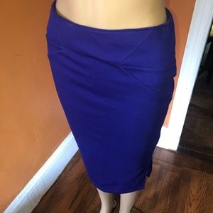 Royal blue pencil skirt